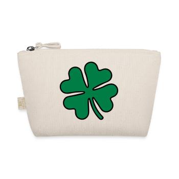 Cloverleaf - Shamrock - Organic Pouch - nature - Front