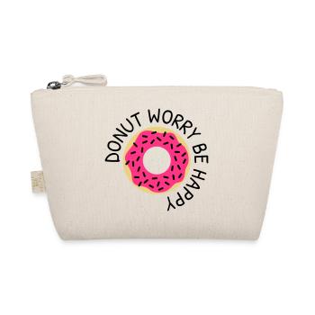Donut worry be happy - Bio-Täschchen - Natur - Vorne