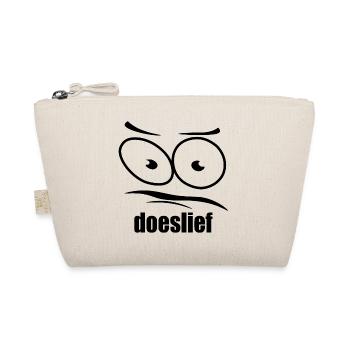 doeslief flehende Augen mit Fragezeichen-Blick - Bio-Täschchen - Natur - Vorne