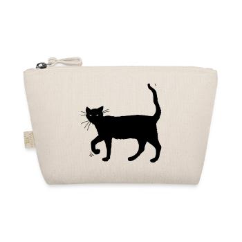 Black cat - Organic Pouch - nature - Front