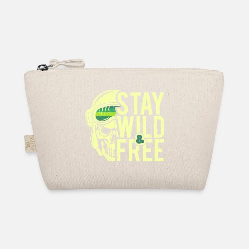 Stay Wild & Free - Bio-Täschchen - Natur