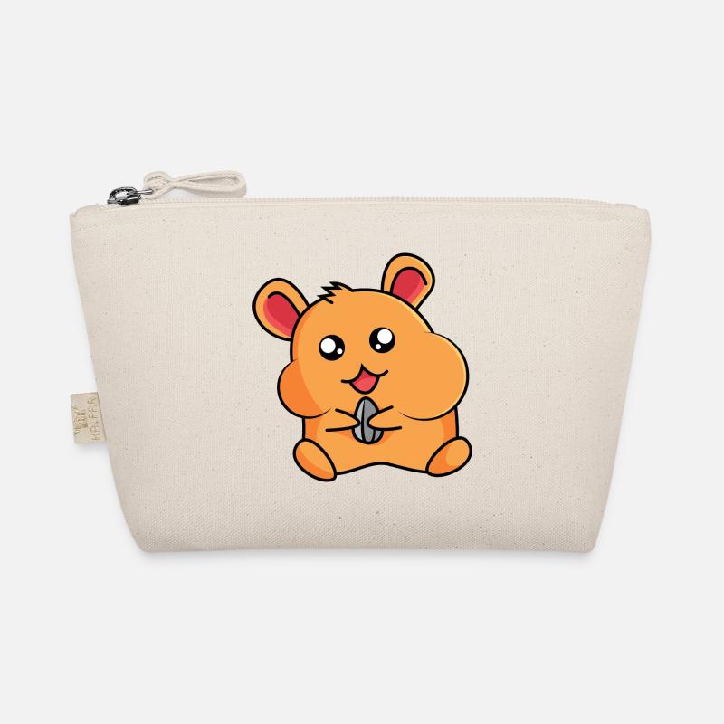 Hamster beim Hamstern - Bio-Täschchen - Natur