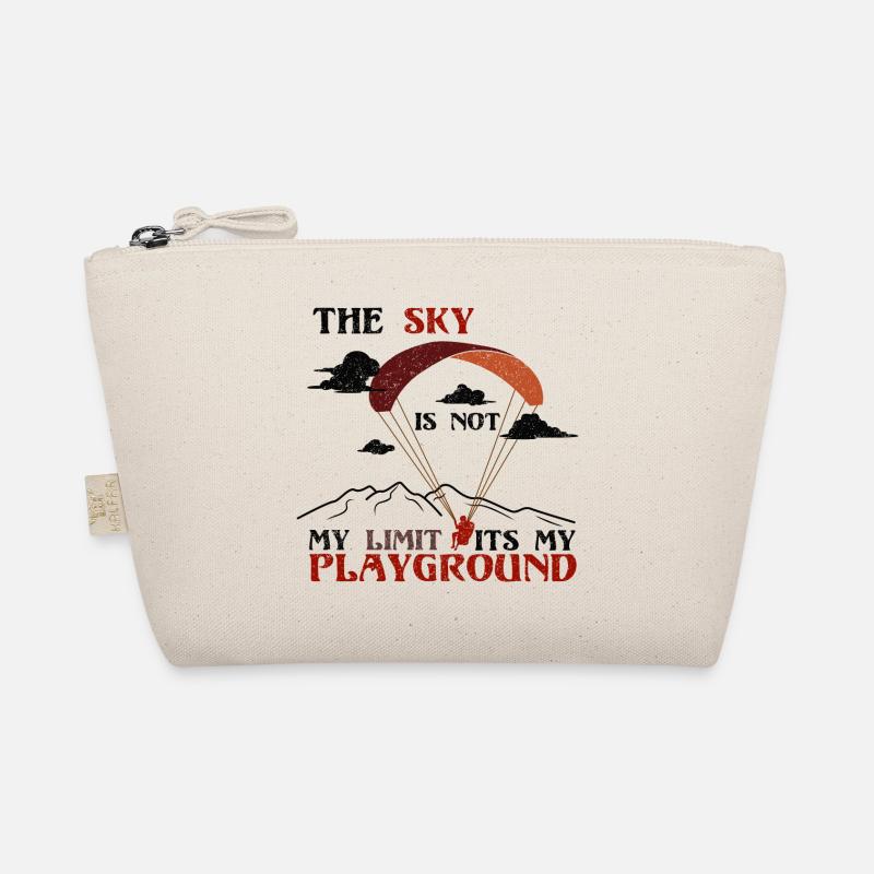 The sky is not the limit, its my playground - Bio-Täschchen - Natur
