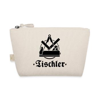 Tischler, Zunftzeichen mit alter Schrift - Bio-Täschchen - Natur - Vorne