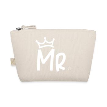 mr_heart_crown - Bio-Täschchen - Natur - Vorne