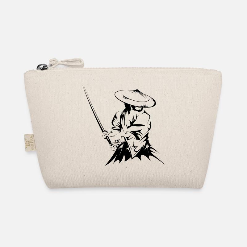 samurai sword fighter present gift art work Organic Pouch