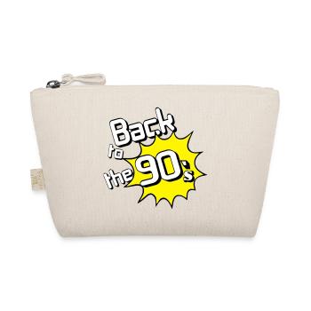 90s Party , Theme Party , 90s Back to (25) - Organic Pouch - nature - Front