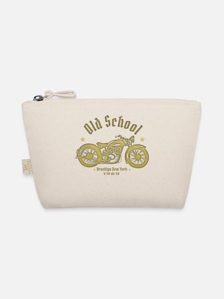 Old School Biker 1969 - Bio-Täschchen - Natur