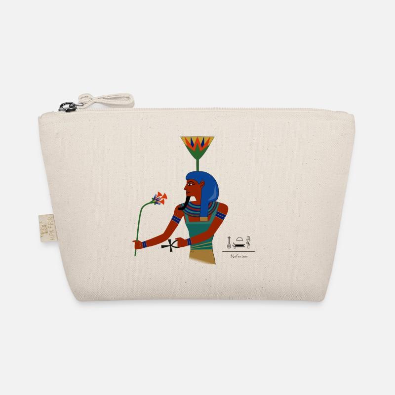 Nefertem I ancient Egyptian deity - Organic Pouch - nature