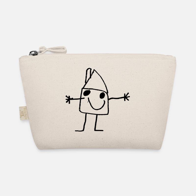 Dessin d'enfants drôle de maison avec un sourire Trousse biologique