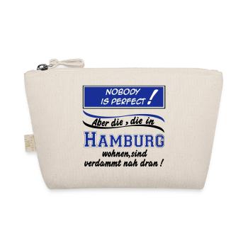 Hamburg , Tradition , Fußball Fan , Nobody (25) - Bio-Täschchen - Natur - Vorne