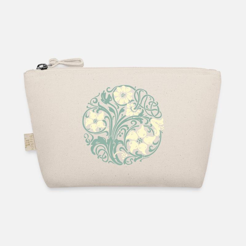 Art Nouveau Floral Ornament - Bio-Täschchen - Natur