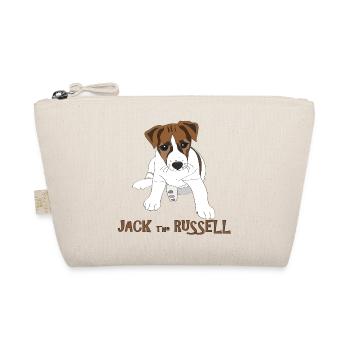 Petit chiot Jack Russell - Trousse biologique - nature - Devant