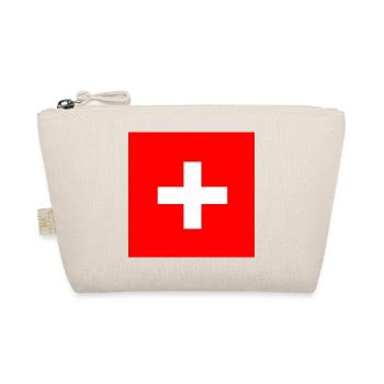 Cadeau du drapeau suisse suisse - Trousse biologique - nature - Devant
