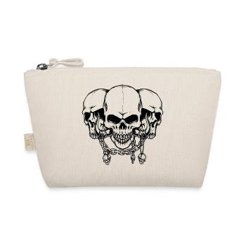 Tête de mort, têtes de mort Avec chaînes - Trousse biologique - nature - Devant