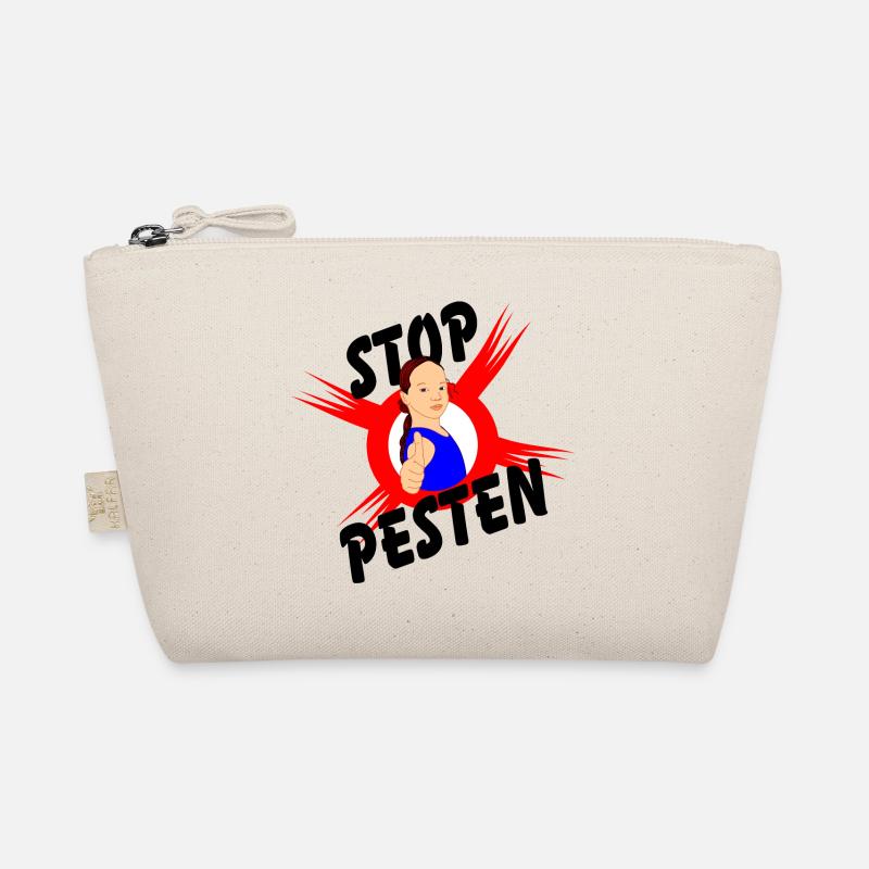Stop bullying logo text STOP BULLYING' Organic Pouch