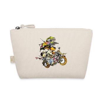 Secret agent Morris and his team on duty - Organic Pouch - nature - Front
