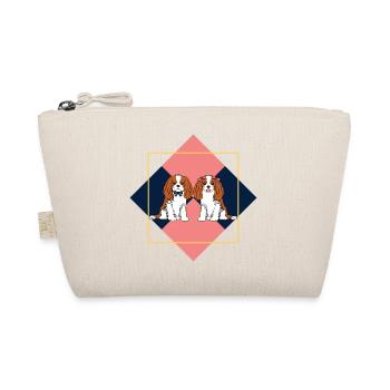 Lattice Cavalier King Charles Spaniel - Organic Pouch - nature - Front