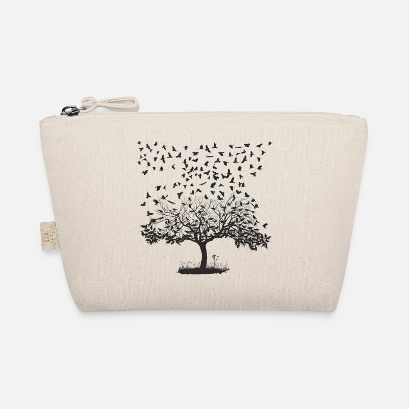 Crows in a tree Bio-Täschchen