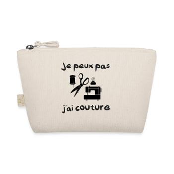Je peux pas j'ai couture facile débutant mariage - Trousse biologique - nature - Devant