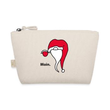 Funny Santa Claus - bag - Moin - Organic Pouch - nature - Front