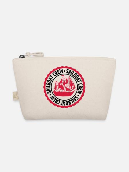 Stempel Sailboat Crew - Bio-Täschchen - Natur - Vorne