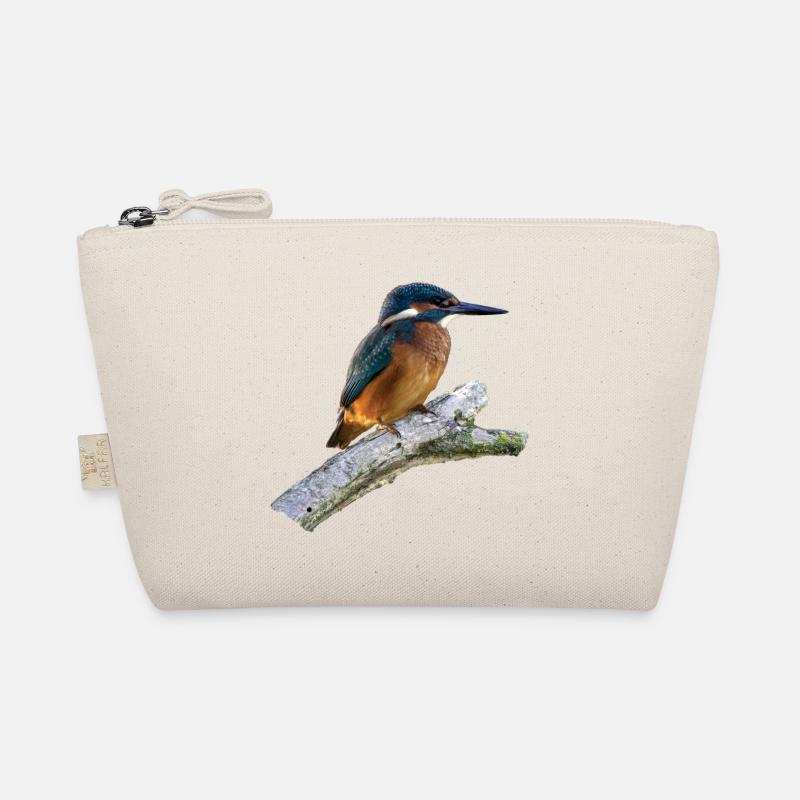 Eisvogel auf einem Ast Bio-Täschchen