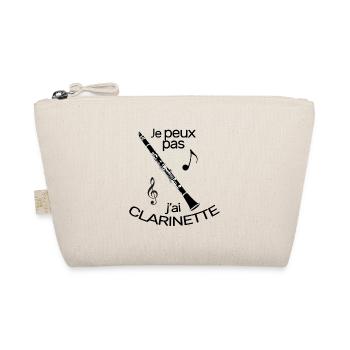 Je peux pas j'ai Clarinette basse jazz sib ou ut - Trousse biologique - nature - Devant