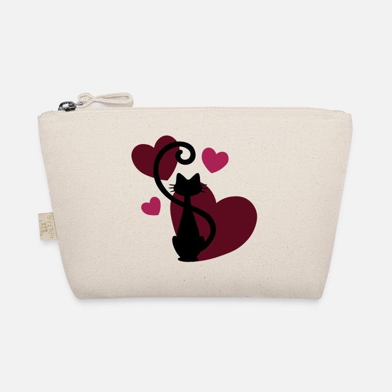 Cat lady - Katzendame - Geschenkidee - gift idea Bio-Täschchen