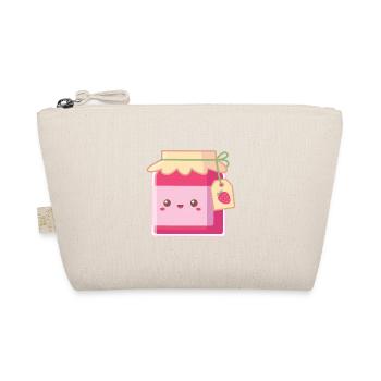 Kawaii Strawberry Jam Bottle With Label Tag - Organic Pouch - nature - Front