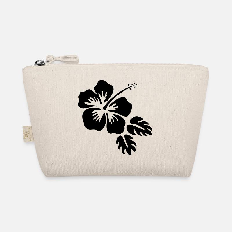 Hibiscus Blossom Blossom fleur Flower Organic Pouch