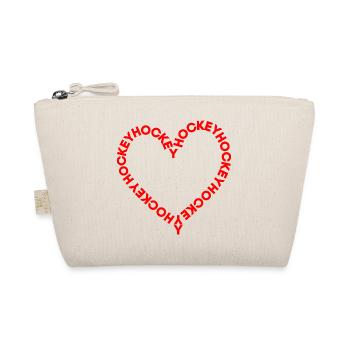 Hockey Saint Valentin Coeur - Coeur - Herz - Trousse biologique - nature - Devant