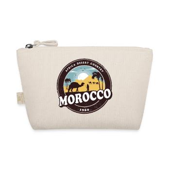 Maroc Camel Desert Design / Idée cadeau - Trousse biologique - nature - Devant