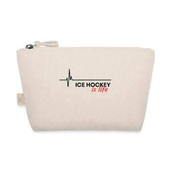 Eishockey ist Leben - Bio-Täschchen - Natur - Vorne