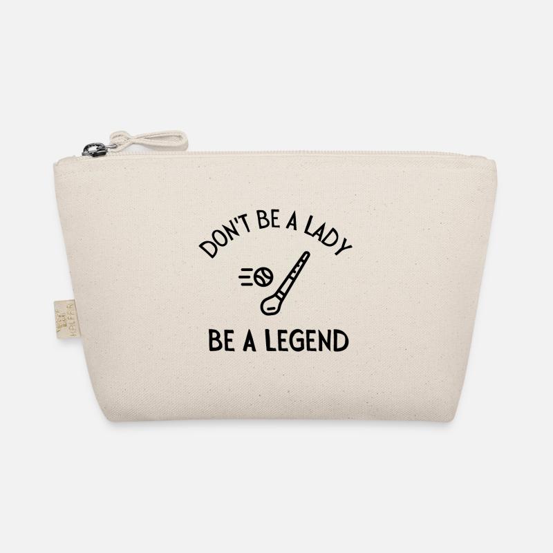 Camogie: Sei keine Dame, sei eine Legende. Bio-Täschchen