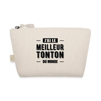 J'AI LE MEILLEUR TONTON DU MONDE - Trousse biologique - nature - Devant