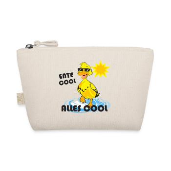 Ente Sommer cool - Bio-Täschchen - Natur - Vorne