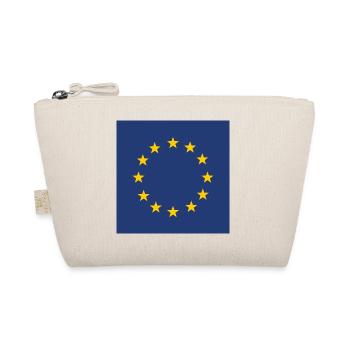European Flag Gift - EU European Union Flag Gift - Organic Pouch - nature - Front