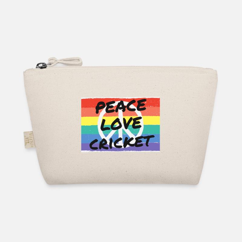 Peace. Love. Cricket Organic Pouch