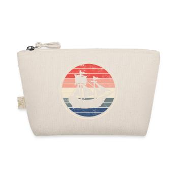 Boat ship sailing ship - Organic Pouch - nature - Front