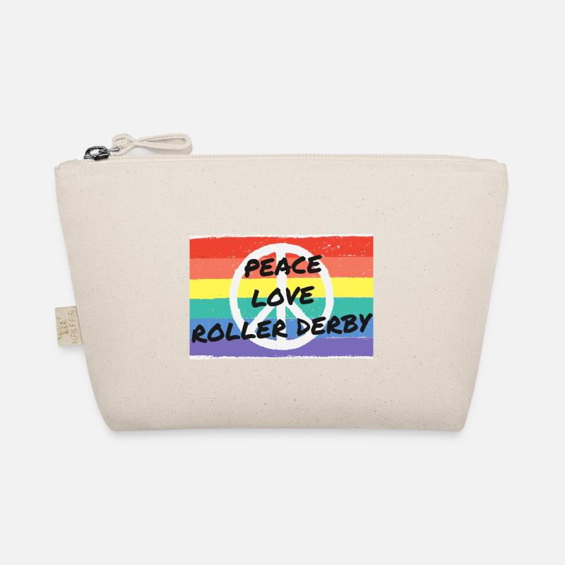 Frieden. Liebe. Roller Derby. Bio-Täschchen
