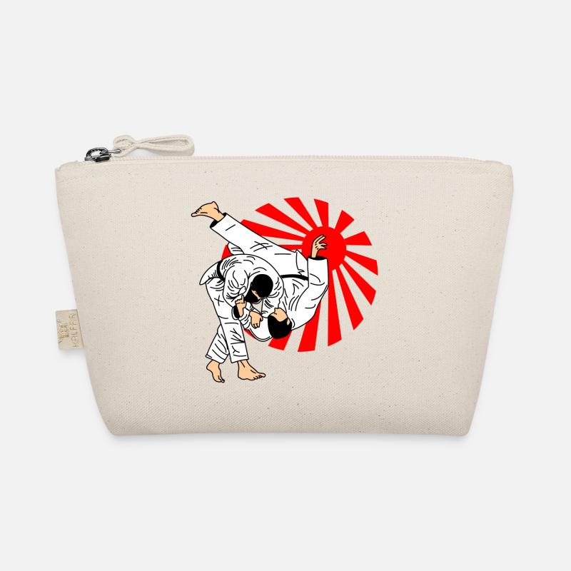 Lancer de judo avec le rayonnement du soleil japonais Trousse biologique