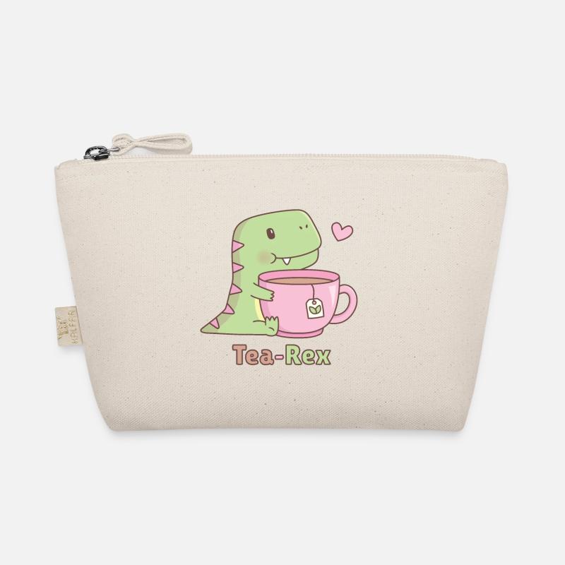 Mignon thé de dinosaure Rex Pun Doodle Trousse biologique
