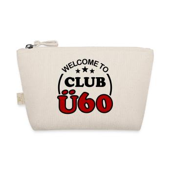 61. Geburtstag 60. Club Ü60 Lustiger Spruch Ü 60 - Bio-Täschchen - Natur - Vorne