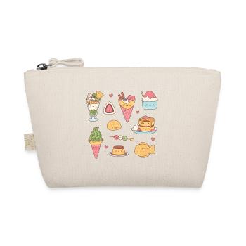Cute Japanese Desserts And Sweets - Organic Pouch - nature - Front