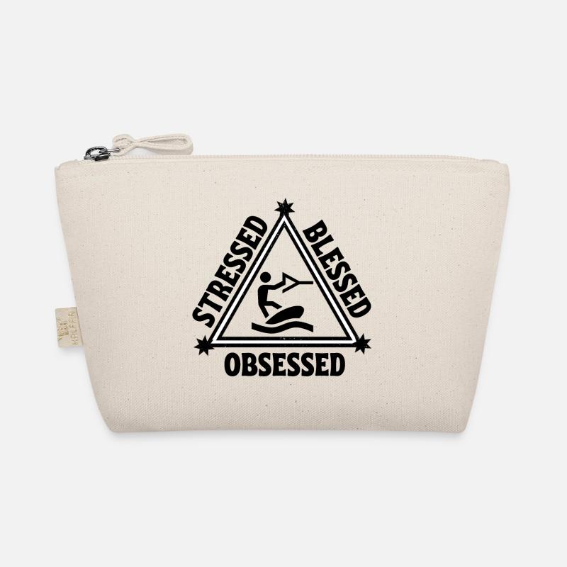 Wakeboarding: Stressed. Blessed. Obsessed. Organic Pouch
