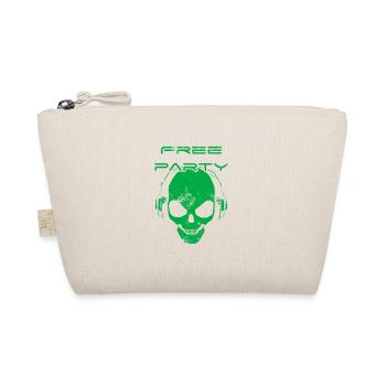 Free party - skull sound system - Trousse biologique - nature - Devant
