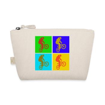 BMX Pop Art - Organic Pouch - nature - Front