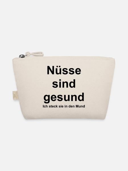 Nüsse sind gesund - Bio-Täschchen - Natur - Vorne