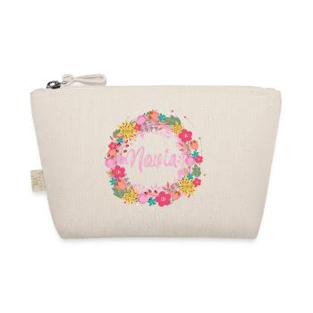 bride,flowers,flower wreath,floral,illustration,novia - Organic Pouch - nature - Front